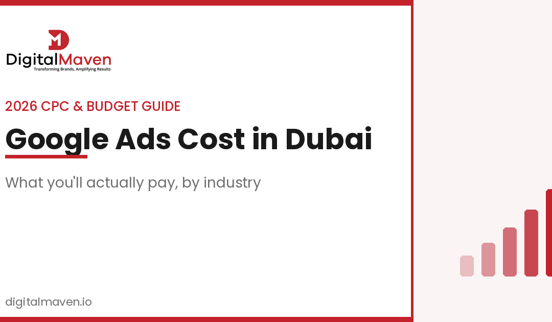Google Ads Cost in Dubai (2026): What You’ll Actually Pay, By Industry